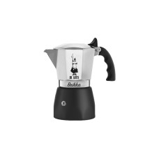 Bialetti New Brikka, Espressomaschine(silber/schwarz, 4 Tassen)