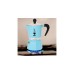 Bialetti Rainbow, Espressomaschine(hellblau, 3 Tassen)