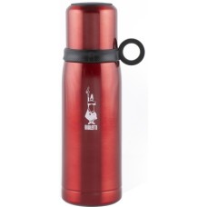 Bialetti To Go Thermosflasche 500ml(rot, mit Trinkbecher)