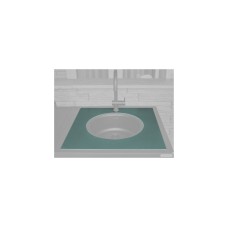 Big Green Egg Dekton-Arbeitsplatte mit Ausschnitt, Fachboden(grün)