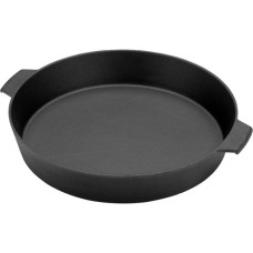 Big Green Egg Gusseisenpfanne S / M / MX, Ø 27cm(anthrazit, für Big Green Egg Small, MiniMax, Medium)