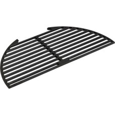 Big Green Egg Halber Gusseisenrost Large, Ø 46cm, Grillrost(anthrazit, für Big Green Egg Large)