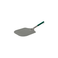 Big Green Egg Pizzaschaufel aus Edelstahl, Grillbesteck(silber/grün, für Big Green Egg MiniMax, Small, Medium, Large, XLarge, 2XL)