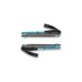 Black Diamond Trekkingstöcke Distance Carbon Z, Fitnessgerät(türkis, 1 Paar, 100 cm)