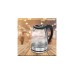 Bomann Glas-Wasserkocher WKS 6032 G(edelstahl/schwarz, 1,7 Liter)
