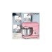Bomann Knetmaschine KM 6030, Küchenmaschine(rosa/silber, 1.100 Watt)
