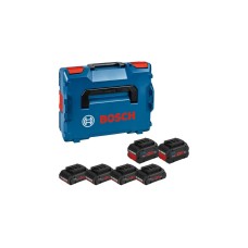 Bosch 4x Akku ProCORE 18V 4.0Ah + 2x Akku ProCORE 18V 8.0Ah Professional(blau/schwarz, L-BOXX, AMPShare Alliance)