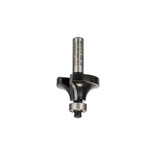 Bosch Abrundfräser Standard for Wood, Radius 10mm(Schaft Ø 8mm, zweischneidig, Anlaufkugellager)