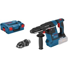 Bosch Akku-Bohrhammer GBH 18V-26 F Professional solo, 18Volt(blau/schwarz, ohne Akku und Ladegerät, in L-BOXX)