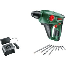 Bosch Akku-Bohrhammer Uneo, 12Volt(grün/schwarz, 2x Li-Ionen Akku 2,0Ah, im Koffer)