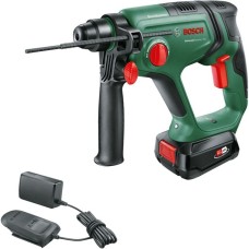 Bosch Akku-Bohrhammer UniversalHammer 18V(grün/schwarz, Li-Ionen Akku 2,5Ah, Koffer, POWER FOR ALL ALLIANCE)