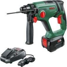 Bosch Akku-Bohrhammer UniversalHammer 18V(grün/schwarz, Li-Ionen Akku 4,0Ah, Koffer, POWER FOR ALL ALLIANCE)