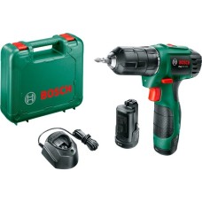 Bosch Akku-Bohrschrauber EasyDrill 1200(grün/schwarz, 2x Li-Ionen Akku 1,5Ah, Koffer)