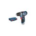 Bosch Akku-Bohrschrauber GSR 12V-15 FC Professional, 12Volt(blau/schwarz, 2x Li-Ionen Akku 2,0Ah, in L-BOXX)