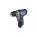 Bosch Akku-Bohrschrauber GSR 12V-15 FC Professional, 12Volt(blau/schwarz, 2x Li-Ionen Akku 2,0Ah, in L-BOXX)