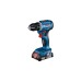 Bosch Akku-Bohrschrauber GSR 18V-45 Professional, 18Volt(blau/schwarz, 2x Li-Ionen Akku 2,0Ah, in L-BOXX)