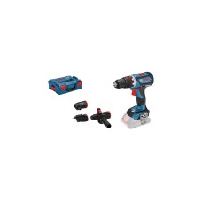 Bosch Akku-Bohrschrauber GSR 18V-60 FC Professional + GFA18-E /M /W /H(blau/schwarz, ohne Akku und Ladegerät, in L-BOXX)