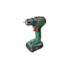 Bosch Akku-Bohrschrauber UniversalDrill 18V-60(grün/schwarz, Li-Ionen Akku 2,0Ah, Koffer, POWER FOR ALL ALLIANCE)