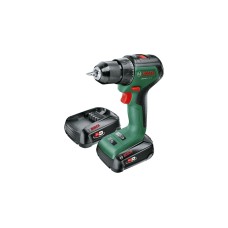 Bosch Akku-Bohrschrauber UniversalDrill 18V-60(grün/schwarz, 2x Li-Ionen Akku 2,0Ah, Koffer, POWER FOR ALL ALLIANCE)