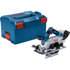 Bosch Akku-Handkreissäge GKS 18V-57-2 Professional solo(blau/schwarz, ohne Akku und Ladegerät, in L-BOXX)