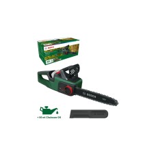 Bosch Akku-Kettensäge AdvancedChain 36V 35-40 Solo, 36Volt, Elektro-Kettensäge(grün/schwarz, ohne Akku und Ladegerät, POWER FOR ALL)