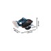 Bosch Akku-Metallkreissäge GKM 18V-50 Professional, Handkreissäge(blau/schwarz, 2x Li-Ionen Akku 5,0Ah, in L-BOXX)