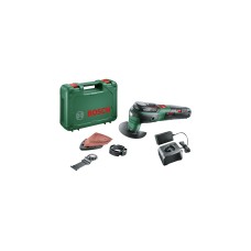 Bosch Akku-Multifunktions-Werkzeug UniversalMulti 12, 12Volt(grün/schwarz, Li-Ion-Akku 2,0Ah, im Koffer)