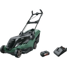 Bosch Akku-Rasenmäher AdvancedRotak 36-750, 36Volt(grün/schwarz, Li-Ionen Akku 4,0Ah, POWER FOR ALL)