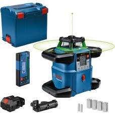 Bosch Akku-Rotationslaser GRL 650 CVHG Professional, 18Volt(blau, ohne Akku und Ladegerät, grüne Laserlinie, in L-BOXX)
