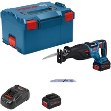 Bosch Akku-Säbelsäge BITURBO GSA 18V-28 Professional(blau/schwarz, 2x Akku ProCORE18V 5,5Ah, in L-BOXX)
