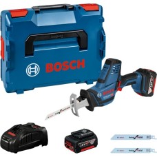 Bosch Akku-Säbelsäge GSA 18V-LI C Professional, 18Volt(blau/schwarz, 2x Li-Ionen Akku 5,0Ah, in L-BOXX)