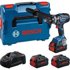 Bosch Akku-Schlagbohrschrauber BITURBO GSB 18V-150 C Professional, 18Volt(blau/schwarz, 3x Akku ProCORE18V 8,0Ah, Bluetooth Modul, L-BOXX)
