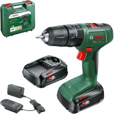 Bosch Akku-Schlagbohrschrauber EasyImpact 18V-40(grün/schwarz, 2x Li-Ionen Akku 1,5Ah, Koffer, POWER FOR ALL ALLIANCE)