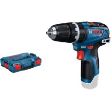 Bosch Akku-Schlagbohrschrauber GSB 12V-35 solo Professional, 12 Volt, Schlagbohrmaschine(blau/schwarz, ohne Akku und Ladegerät, mit L-BOXX)