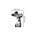 Bosch Akku-Schlagbohrschrauber GSB 18V-110 C Professional, 18Volt(blau/schwarz, 2x Akku ProCORE18V 4,0Ah, L-BOXX)