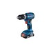 Bosch Akku-Schlagbohrschrauber GSB 18V-45 Professional, 18Volt(blau/schwarz, 2x Li-Ionen Akku 2,0Ah, in L-Case)