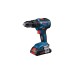 Bosch Akku-Schlagbohrschrauber GSB 18V-55 Professional, 18Volt, Schlagbohrmaschine(blau/schwarz, 2x Li-Ion Akku ProCORE18V 4,0Ah, L-BOXX)