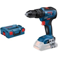 Bosch Akku-Schlagbohrschrauber GSB 18V-55 Professional solo, 18Volt(blau/schwarz, ohne Akku und Ladegerät, in L-BOXX)