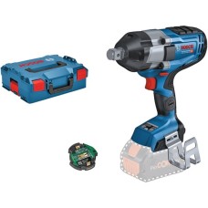 Bosch Akku-Schlagschrauber BITURBO GDS 18V-1050 HC Professional solo, 18Volt(blau/schwarz, Bluetooth Modul, ohne Akku und Ladegerät, 3/4", in L-BOXX)