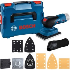 Bosch Akku-Schwingschleifer GSS 12V-13 Professional solo(blau/schwarz, ohne Akku und Ladegerät, in L-BOXX, 3 Schleifplatten)