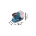 Bosch Akku-Schwingschleifer GSS 18V-10 Professional(blau, ohne Akku und Ladegerät, in L-BOXX)