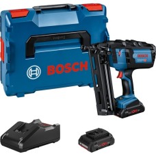 Bosch Akku-Stauchkopfnagler GNH 18V-64 Professional, 18Volt(blau/schwarz, 2x Akku ProCORE18V 4,0Ah, in L-BOXX)