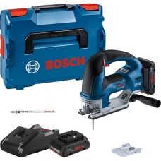 Bosch Akku-Stichsäge GST 18V-155 BC Professional, 18Volt(blau/schwarz, 2x Akku ProCORE18V 4,0Ah, in L-BOXX)