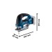 Bosch Akku-Stichsäge GST 18V-155 BC Professional solo, 18Volt(blau/schwarz, ohne Akku und Ladegerät)