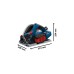 Bosch Akku-Tauchsäge BITURBO GKT 18V-52 GC Professional, Handkreissäge(blau/schwarz, 2x Akku ProCORE18V 5,5Ah, Führungsschiene, L-BOXX)