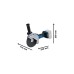 Bosch Akku-Winkelschleifer BITURBO GWS 18V-180 P Professional solo, Ø 180mm(blau/schwarz, ohne Akku und Ladegerät, inkl. 3 Trennscheiben, in L-BOXX)