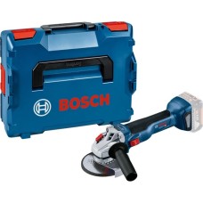 Bosch Akku-Winkelschleifer GWS 18V-10 Professional solo, 18Volt, 125mm(blau/schwarz, ohne Akku und Ladegerät, in L-BOXX)