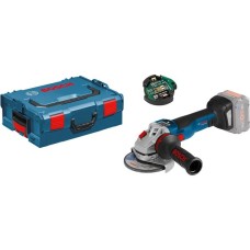 Bosch Akku-Winkelschleifer GWS 18V-10 SC Professional(blau/schwarz, ohne Akku und Ladegerät, Bluetooth Modul, in L-BOXX)