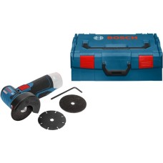 Bosch Akkuwinkelschleifer GWS 10,8/12-76 V-EC(blau, ohne Akku und Ladegerät, in L-BOXX)