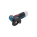 Bosch Akkuwinkelschleifer GWS 10,8/12-76 V-EC(blau, ohne Akku und Ladegerät, in L-BOXX)